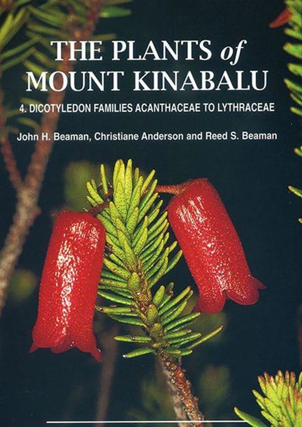  Volume 4: Dicotyledon Families Acanthaceae to Lythraceaea, by John H. Beaman, Chrsitiane Anderson and Reed S. Beaman. 2001. 45 colourplates. 18 figs. XIV, 570 p. gr8vo. Hardcover. 