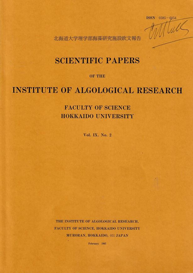 Vols. IV:1; VI:2; VII - IX. 1954 - 1987. gr8vo. Paper bd. - In English.