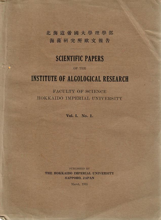 Hokkaido Imperial University. Volume I:1-2 & II:1. 1935 - 1938. Many plates. gr8vo. 413 p. Paper bd.- In English.