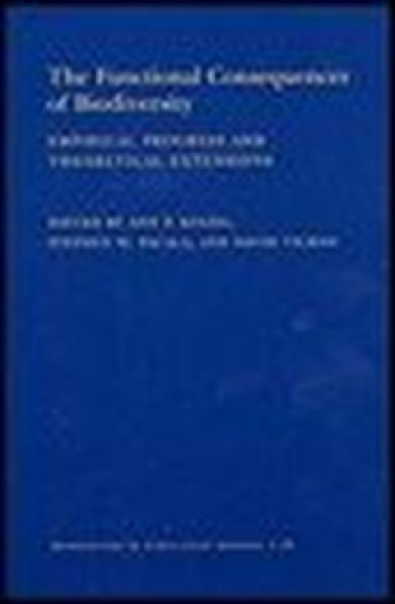  The Functional Consequences of Biodiversity. Empirical Progress and Theoretical Extensions. 2002. (Monographs in Population Biology, 33). 22 tabs. 76 line figs. 392 p. Paper cover.