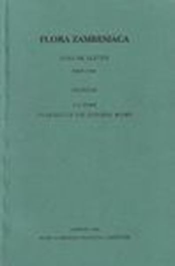 Orchidaceae. 2 volumes. 1995 - 1998. (Flora Zambesiaca, 11:1-2). 24 col. pls. 181 line figs. 569 p. gr8vo. Paper bd.