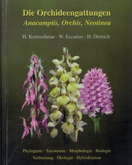 Die Orchideengattungen Anacamptis, Orchis, Neotinea: Phylogenie, Taxonomie, Morphologie, Verbreitung, Ökologie und Hybridisation. 2007. Viele Farbphotogr. 544 S. gr8vo. Hardcover.