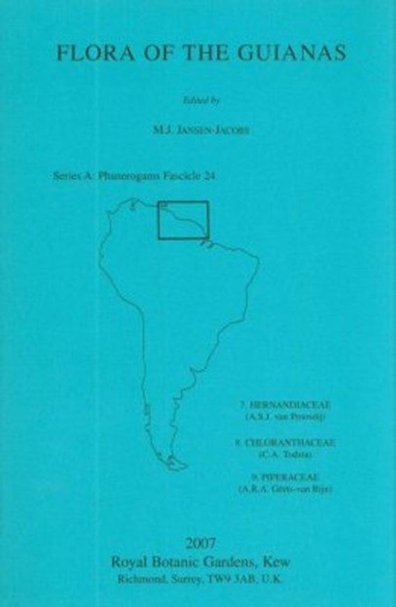 Series A: Phanerogams. Fascicle 024. 2007. illustr. 214 p. gr8vo. Paper bd.