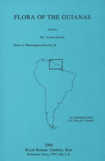 Series A: Phanerogams. Fascicle 026: Gesneriaceae. 2008. 25 pls. (line drawings). 136 p. gr8vo. Paper bd.