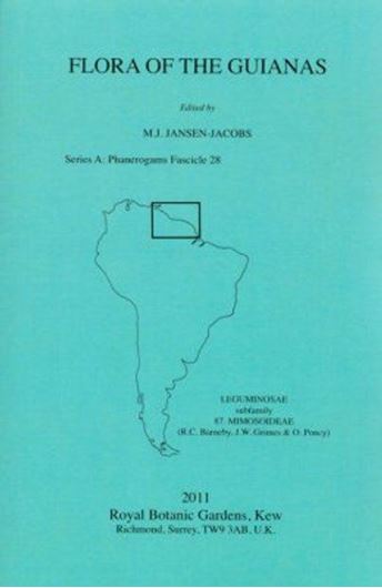 Series A: Phanerogams. Fascicle 28: Leguminosae, subfamily 87: Mimosoideae. 2011. 42 line - drawings. 384 p. gr8vo. Paper bd.