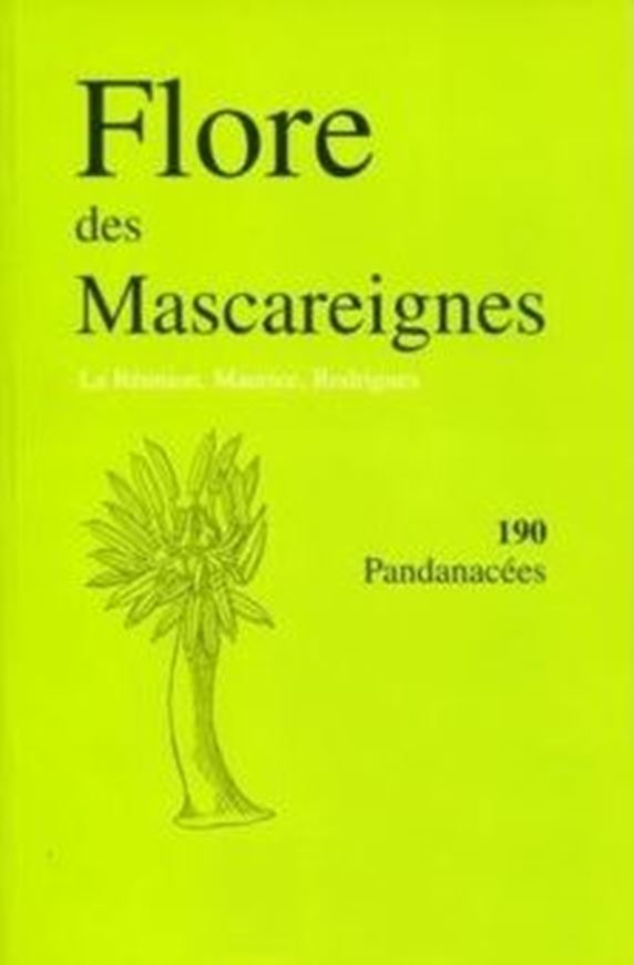 190: Pandanacees. gr8vo. Paper bd.- In French.