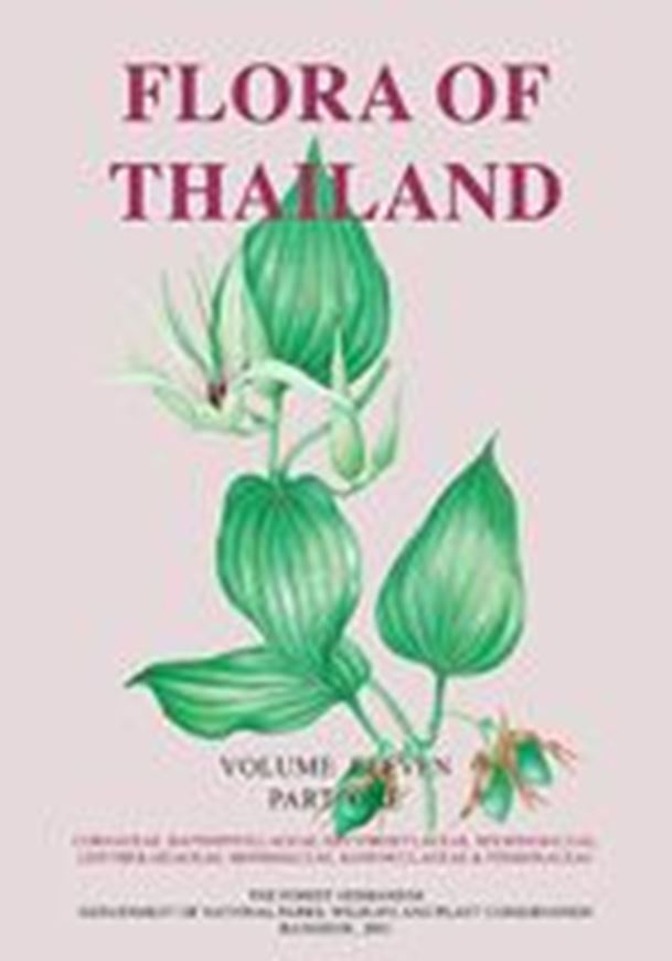 Volume 11:01: Cornaceae, Daphniphyllaceae, Erythoxylaceae, Helwingiaceae, Lentibulariaceae, Monimiaceae, Ranunculaceae, Stemonaceae. 2011. 8 col. pls. 99 p. gr8vo. Paper bd.