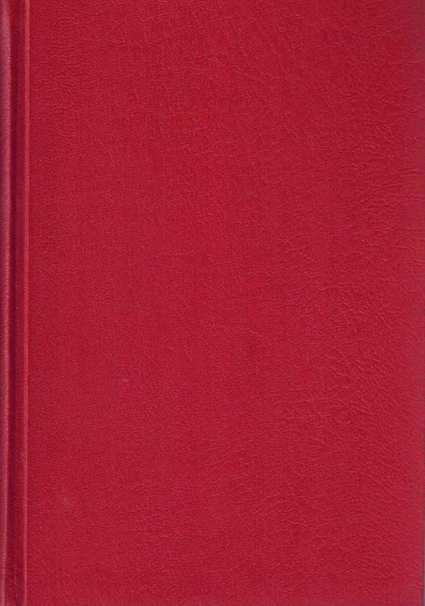 Flora of Costa Rica. Parts 1 - 4: ORCHIDACEAE only, by Oakes Ames. 1937 - 1938. (Field Museum Publications, Botanical Series, XVIII). gr8vo. Hardcover.