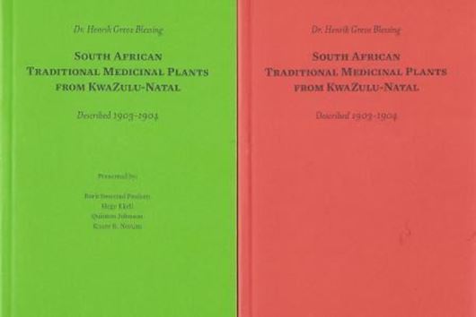  South African Traditional Medicinal Plants from KwaZulu - Natal. 2 vols. illus. 239 p. plus illus. Paper bd. 8vo. - In box. 