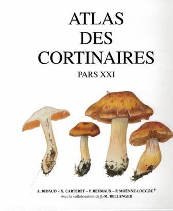 Vol. 21: Bidaud, A., X. Carteret and P. Reumaux: Section Jubarini Moenne - Locc. & Reumaux, Section Renidentes Rob. Henry e Moenne- Locc. & Reumaux, Section Balaustini Rob. Henry ex Moenne - Locc. & Reumaux. 2013. 46 planches en couleurs & booklet of explanations and index to volumes 1 - 21. gr8vo. In Folder.- In French.