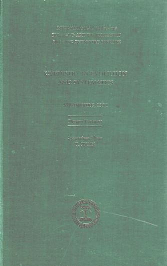 Chemistry in Evolution and Systematics. Plenary lectures presented at the International Symposium on Chemistry in Evolution and Systematics held at Strasbourg, France 3-8 July 1972. Publ. 1973. illus. 320 p. gr8vo. Cloth.