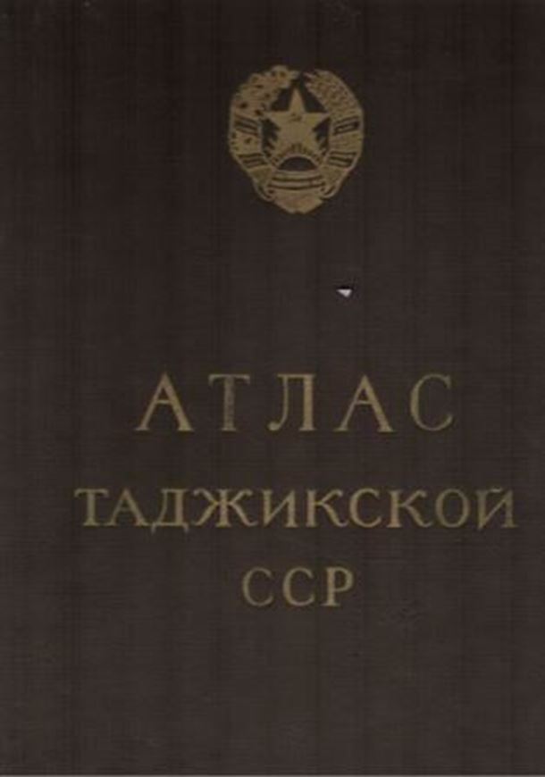 1968. Approx. 198 col. maps. 200 p. Hardcover. - In Russian.. 23.5 x 33.5 cm.