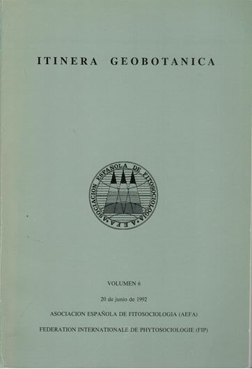 Datos sobre el paisaje vegetal de Mallorca e Ibiza. 1992. (Itinera Geobotanica, 6 ) 245 p. Paper bd.