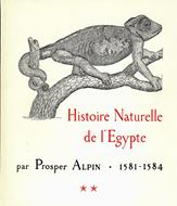 Histoire Naturelle de l'Egypte, par Prosper Alpin, 1581 - 1584.  Traduit du latin, et présentée par R. de Fenoyl, annotation de R. de Foyle et S. Sauneron et index de Mrcelle Desdames. 2 vols. 1980. (Voyageurs Occidentaux en Egypte, vol. 20). 583 p. Paper bd.