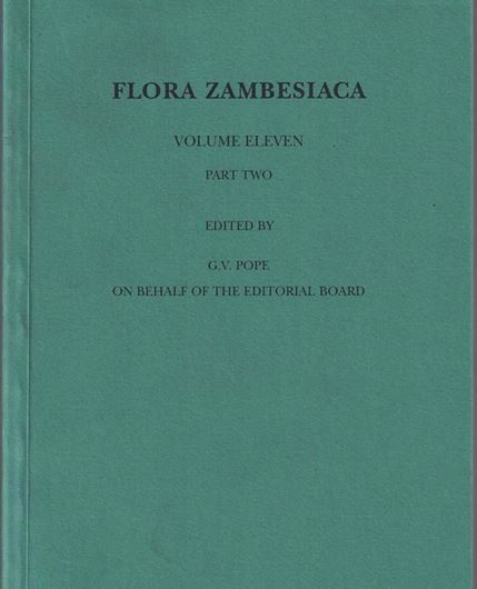 Volume 011, part 02: la Croix, I. and P. J. Cribb: Orchidaceae,2. 1998. Many line drawings. 8 col. pls. 248 p. gr8vo. Paper bd.