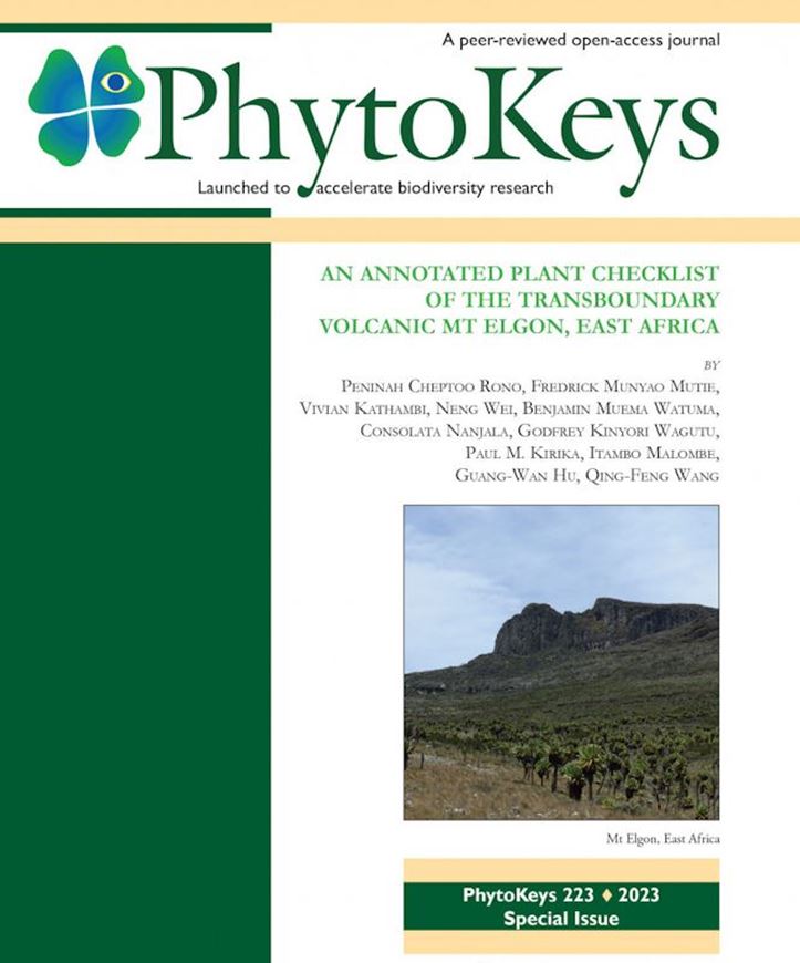 A revision of the South American species of the Morelloid clade (Solanum L., Solanaceae). 2023. (PhytoKeys). illus. 342 p. Paper bd.