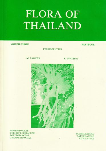 Volume 03, part 03: Pteridophyta: Athyriaceae, Blechnaceae, Dryopteridaceae, Lomariopsidaceae, Thelypteridaceae. 1988. 25 figs. 184 p. gr8vo. Paper bd.