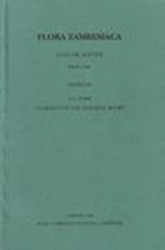 Orchidaceae. 2 volumes. 1995 - 1998. (Flora Zambesiaca, 11:1-2). 24 col. pls. 181 line figs. 569 p. gr8vo. Paper bd.