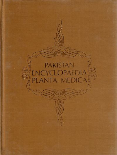 Pakistan Encyclopaedia Planta Medica. Chemistry, Pharmacology, Indigenous Medicine. 2 volumes. 1986. 26 col.photogr. IX, 741 p. gr8vo. Hardcover.