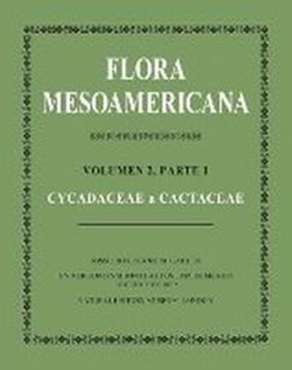 Volume 2, part 1: Cycadaceae a Cactaceae. 616 p. 4to. hardcover.