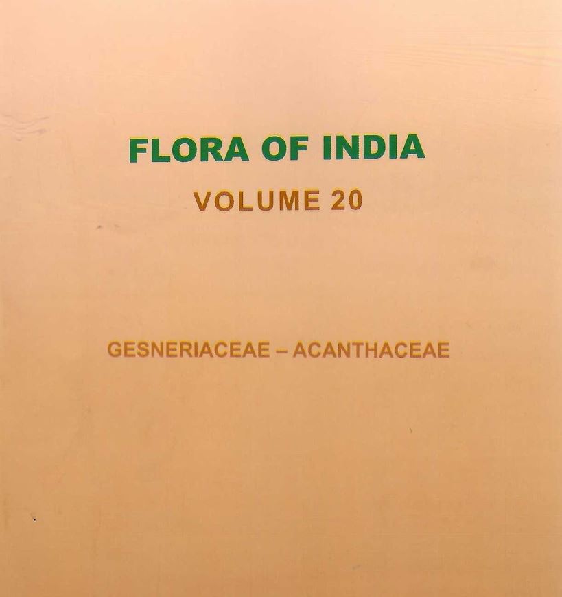 Volume 20: Gesneriaceae - Acanthacese. 2023. 120 plates with col. photogr. 140 plates with b/w line drawings. CXX, 830 p. gr8vo. Hardcover.