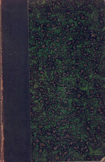 Recherches sur les lichens des environs de Dunkerque. 1910.(Thèse Univ. Paris). 301 p. gr8vo. Halfleather.