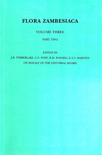 Volume 003, part 02: Leguminosae, subfamily Mimo- Caesalpinioideae. 2006. illus. VI, 218 p. gr8vo. Paper bd.