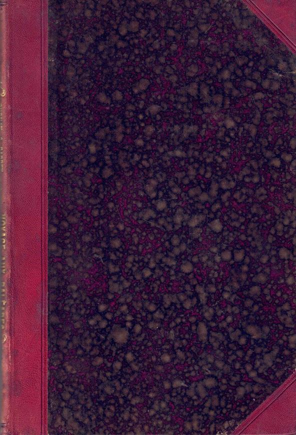 Notes sur un Voyage Botanique dans les Baléares et dans la Province de Valence (Espagne)  Mai-Juin 1881. 1 foldg. plate. 62 p. gr8vo. Halfleather.