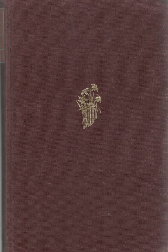 The Geography of the Flowering Plants. 3rd ed. 1964. 86 line drawings. 9 colour maps. 16 plates.  XVI, 518 p. gr8vo. Cloth.