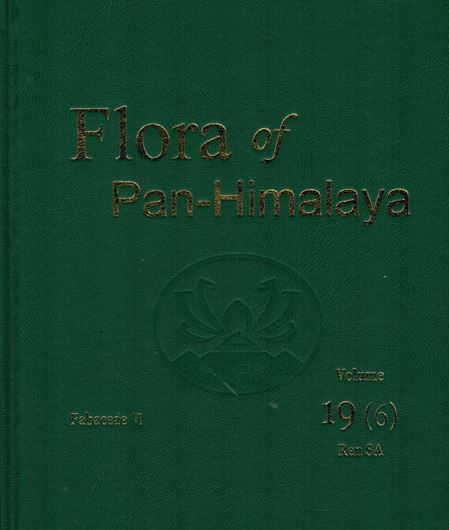 Volume 19:6: SA, Ren: Fabaceae VI. 2020. illus. (line drawings and dot maps). 130 p. Paper bd. - In English.