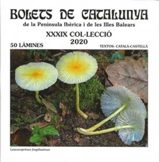 Fasc. 39. 2020. 50 col. pls. with letterpress. gr8vo. Folder.- In Catalan, with Latin nomenclature.