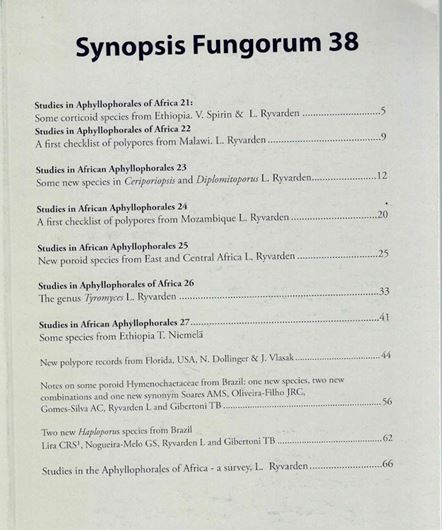 Volume 38. 2018. (illus. ( col.) 67 p. gr8vo. Paper bd-