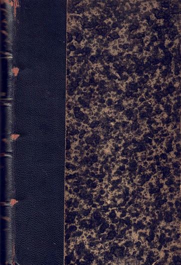 Flore de la Chaine Jurassique. 1864. 1875. 1091 p. gr8vo. Halfleather.