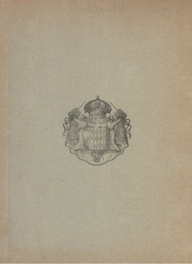 Prodrome de la flore bryologique de Madagascar, des Mascareignes et de Comores. M. 1889. 300 p. Lex8vo.- (Et:) Renauld, F., Essai sur les Leucoloma et supplement au prodrome de la flore bryologique de Madagascar,des Mascareignes, et des Comores. 1909. (Mem. et Doc. Prince Albert 1er). 24 pls. 139 p. Lex8vo. Paper bd.
