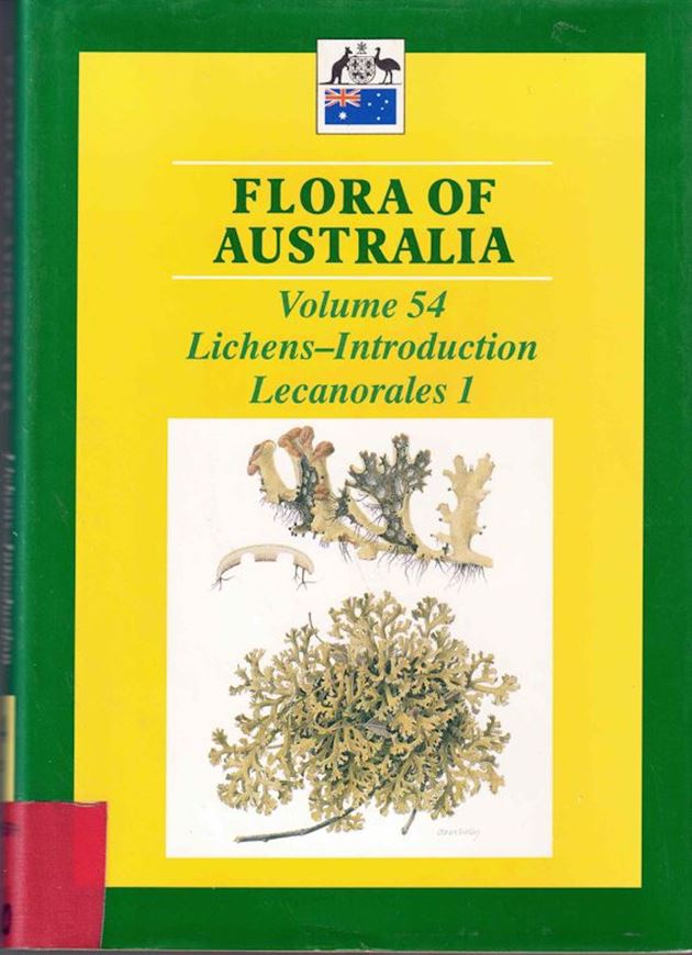 Volume 054: Lichens. Introduction, Lecanorales 1. 1992. 1 col.pl. 246 dot maps. 99 photographic figures (many coloured). XVIII,349 p. gr8vo. Hardcover.