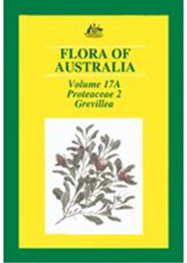  Volume 017 A: Proteaceae 2, Grevillea. 2000. 64 col. photographs. Many line - drawings & dot maps. XX, 524 p. gr8vo. Hard- cover.