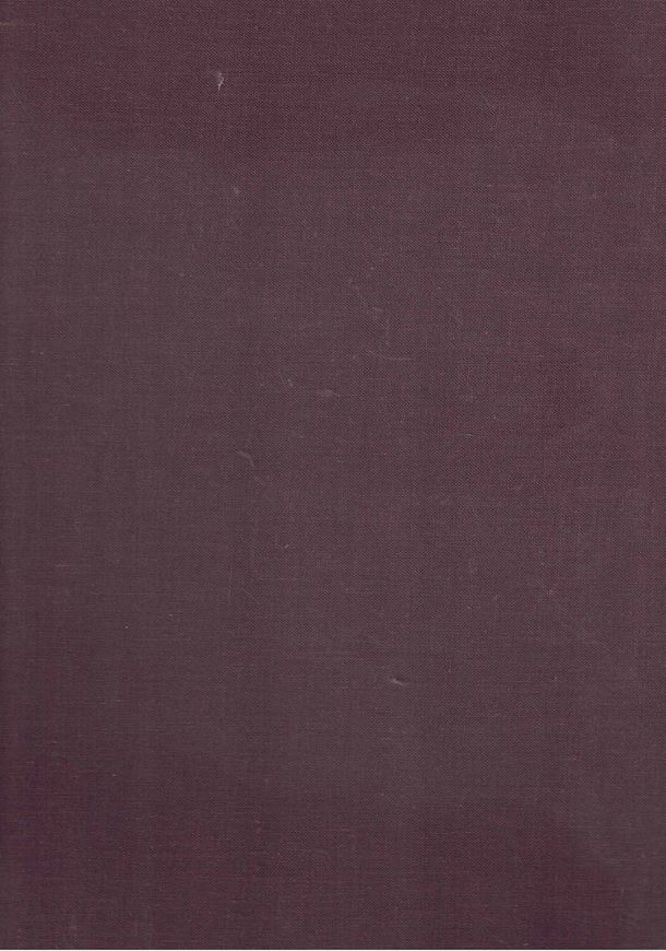 Phylogenie der Blütenformen und der Geschlechterverteilung bei den Compositen. Inauguraldissertation... Univ. Zürich.: 1901. (Arbeit aus dem bot. Museum des eidg. Polytechnikus Zürich). 2 Tafeln. 80 S. 4to. Leinen.