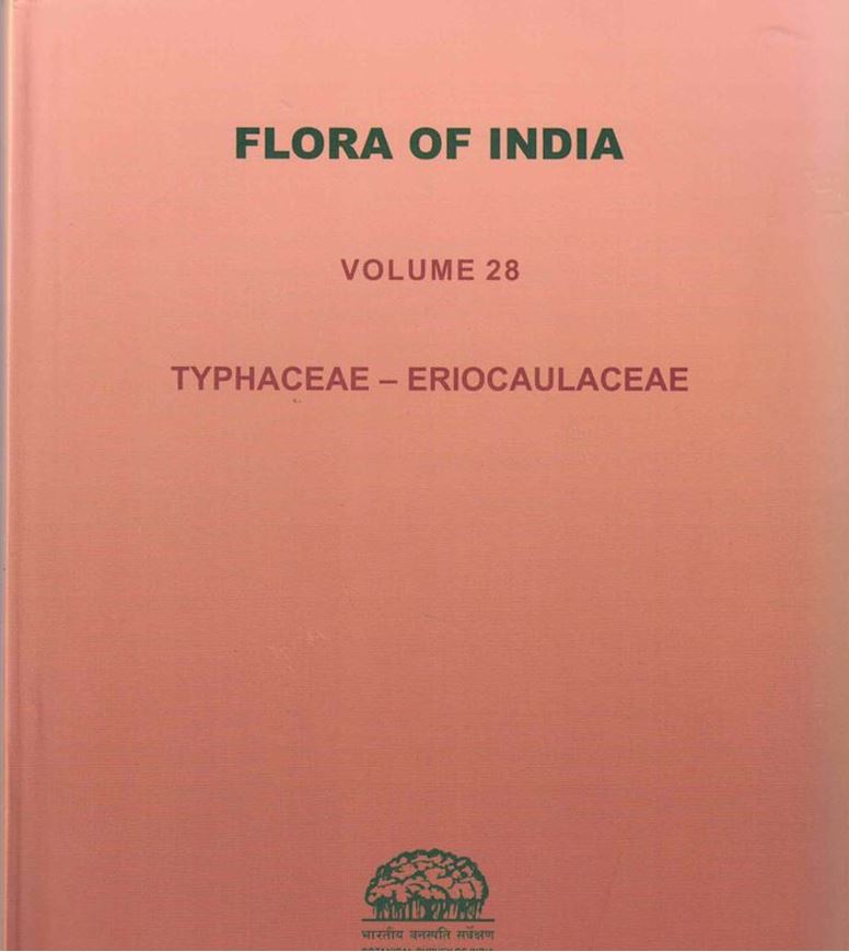 Voume 28: Sharief, M.U., S.S.Hameed,  Vivek C.P., Rajib Gogoi and A. A. Mao (eds.): Typhaceae - Eriocaulaceae. 2024. 134 full-page line-drawings. 115 col. pls. 764 p. gr8vo. Hardcover.