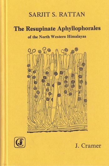 The Resupinate Aphyllophorales of the North Western Himalayas. 1977. (Bibl.Mycol.,60). 8 plates. many line-drawings in the text. 427 p. gr8vo. Hardcover. (ISBN 978-3-7682-1172-7)