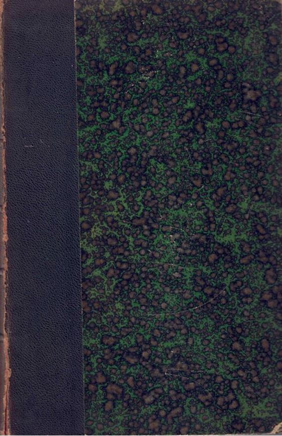 Recherches sur les lichens des environs de Dunkerque. 1910.(Thèse Univ. Paris). 301 p. gr8vo. Halfleather.