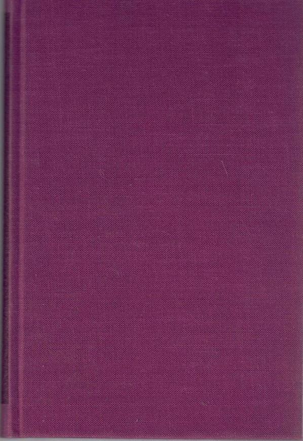Beiträge zur Geschichte von Sambucus nigra, Juniperus communis und Juniperus Sabina. 1935. (Dissertation Univ. Basel). 171 p. gr8vo. Leinen.
