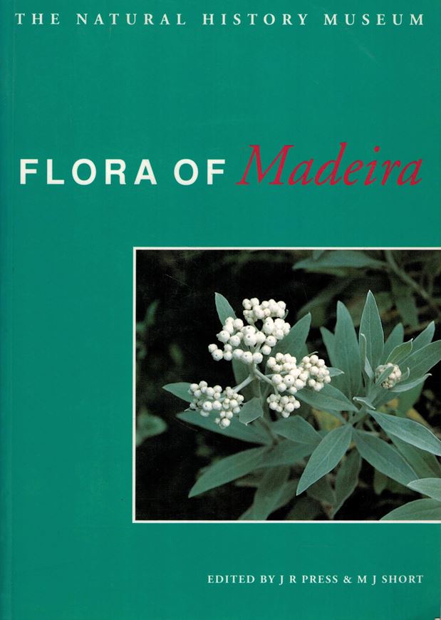 Flora of Madeira. 1994. 10 figs. 4 tabs. 57 pls.(line drawings). XVII,574 p. gr8vo. Paper bd.