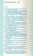Acta Herbarii Mediterranei Panormitani Sub Auspiciis Societatis Botanicorum Mediterraneorum "OPTIMA" Nuncupatae Edita. Volume 04. 1994. Illustr. 301 p. gr8vo. Paper bd.