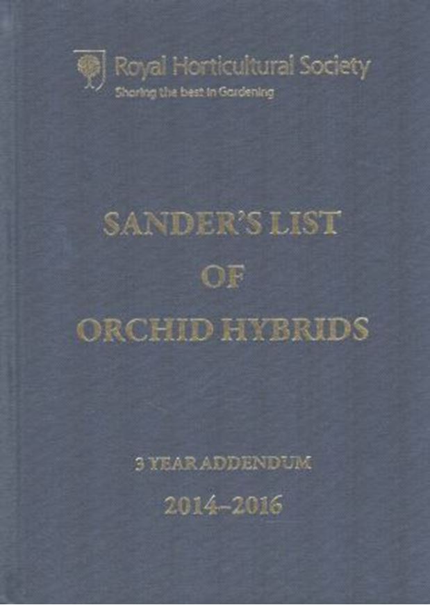  3 Year Addendum 2014 - 2016. Publ.2017. CXVI, 664 p. gr8vo. Cloth.