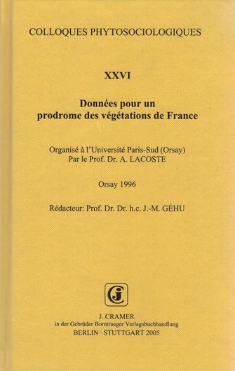 Ed. by  J.-M. Géhu. Volumes 8 - 24, 26 - 27. 1983 - 2000. gr8vo. Hardcover
