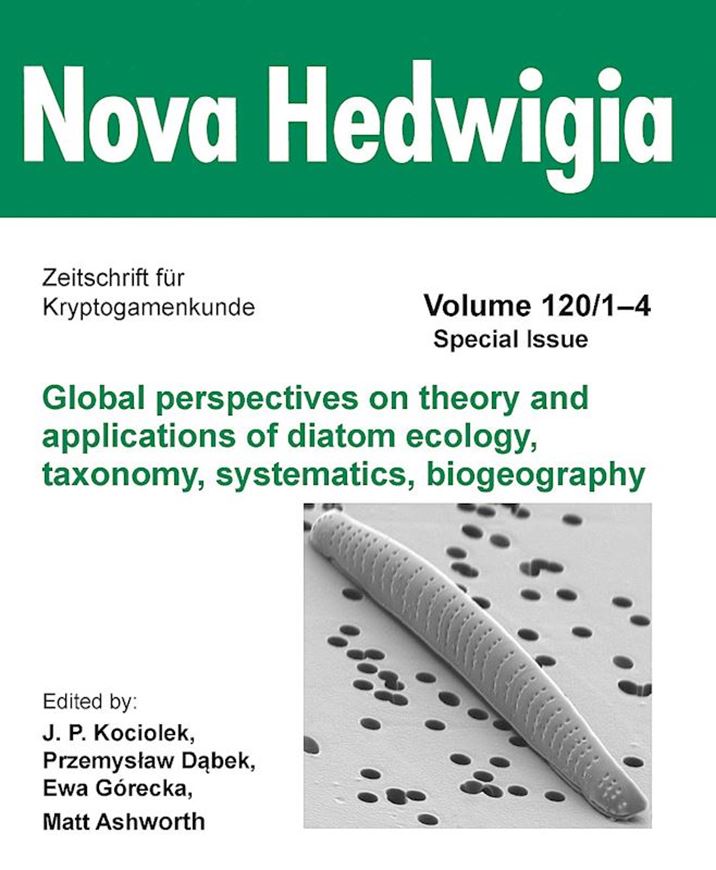 Global perspectives on theory and application of diatom ecology, taxonomy, systematics, biogeography. 2025. (Nova Hedwigia, 120:1-4). 1133 figs. 41 tabs. 590 p. gr8vo.Paper bd.