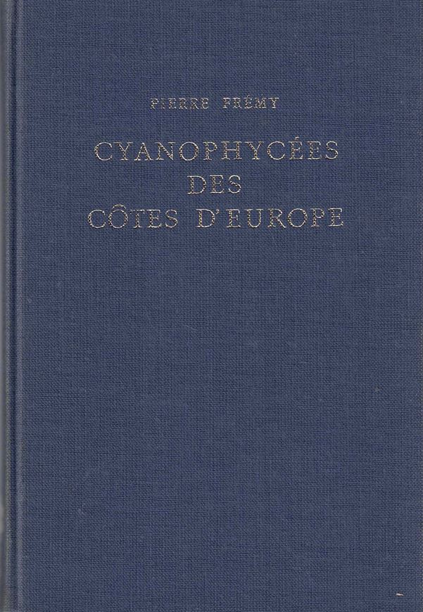 Cyanophycees des cotes d'Europe. 1929-1933. (Soc.Nat.Sc. Nat. et Math., Mem. 41, 5. ser. vol. 1). 66 pls. 234 p. gr8vo. Cloth. Reprint. -