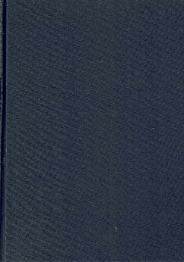 The Dinoflagellata: The Dinophyspidae. 1928. (Mem. Mus. Comp. Zoology, Harvard College, Vol. 51). 31 plates. 766 p. 4to. Cloth.