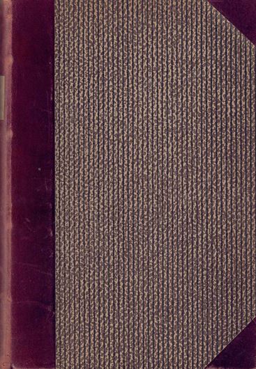 Norra Ishavets Algflora. (n.y.) (Vega Exped.Vetensk. Arbeten,Bd.3).31 plates. 431 p.gr8vo.Halfleather.