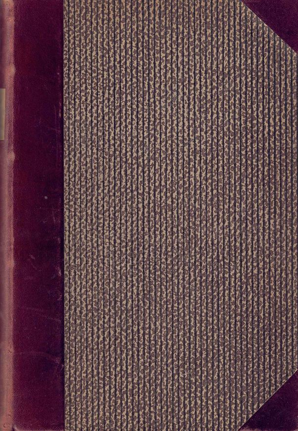 Norra Ishavets Algflora. (n.y.) (Vega Exped.Vetensk. Arbeten,Bd.3).31 plates. 431 p.gr8vo.Halfleather.